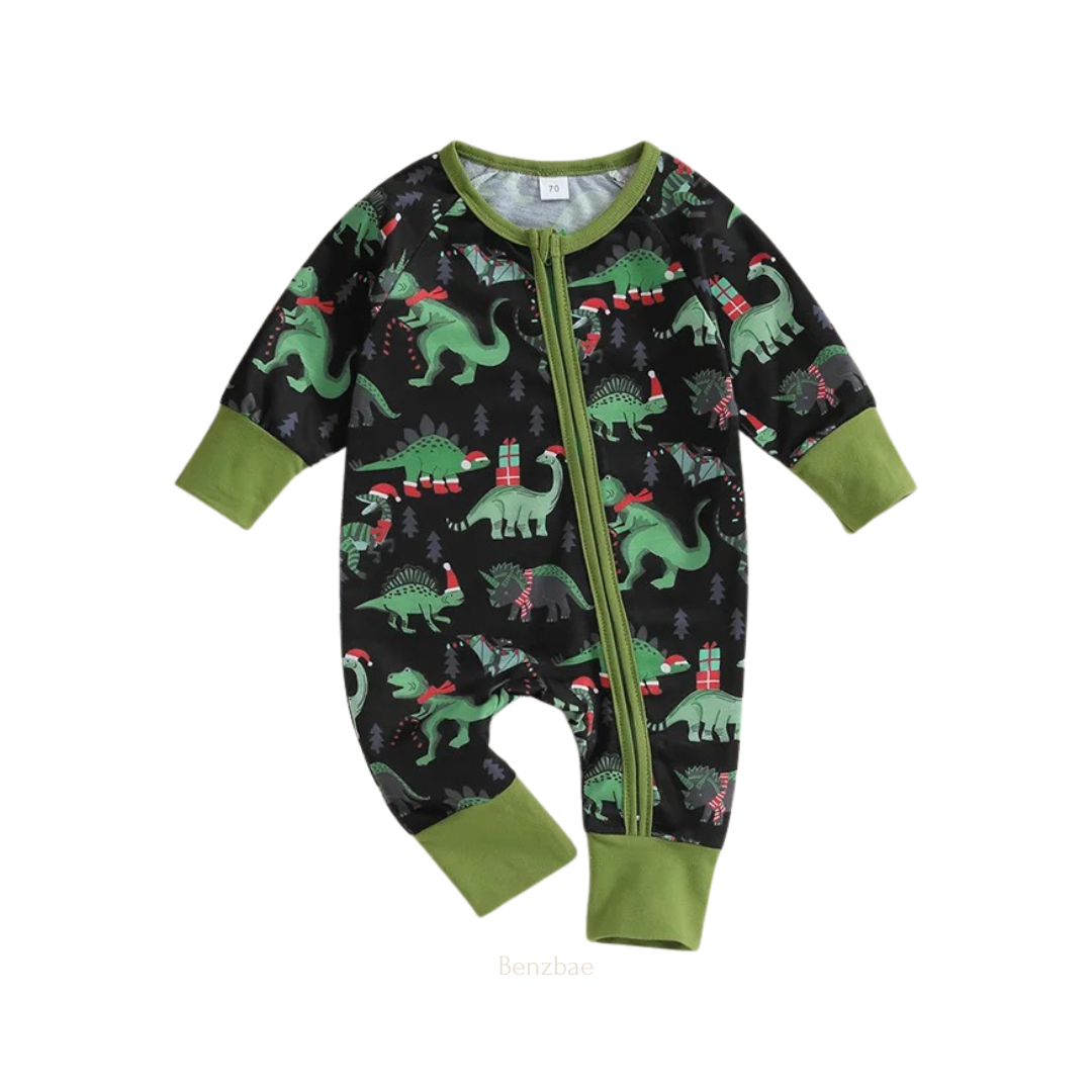 Riddhi Christmas Baby Jumpsuit