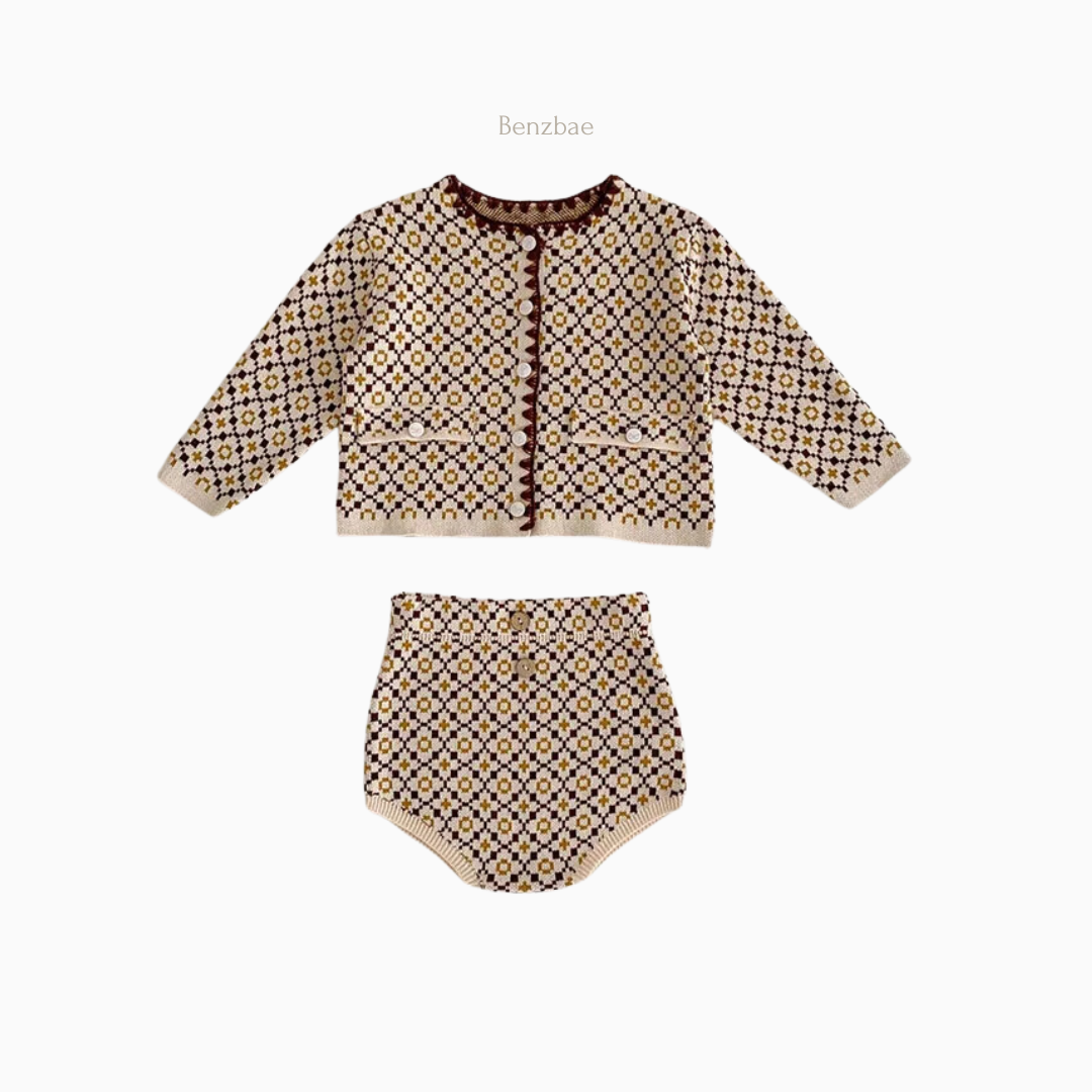 Gabriella Baby Sweater and Bloomers Two-piece set