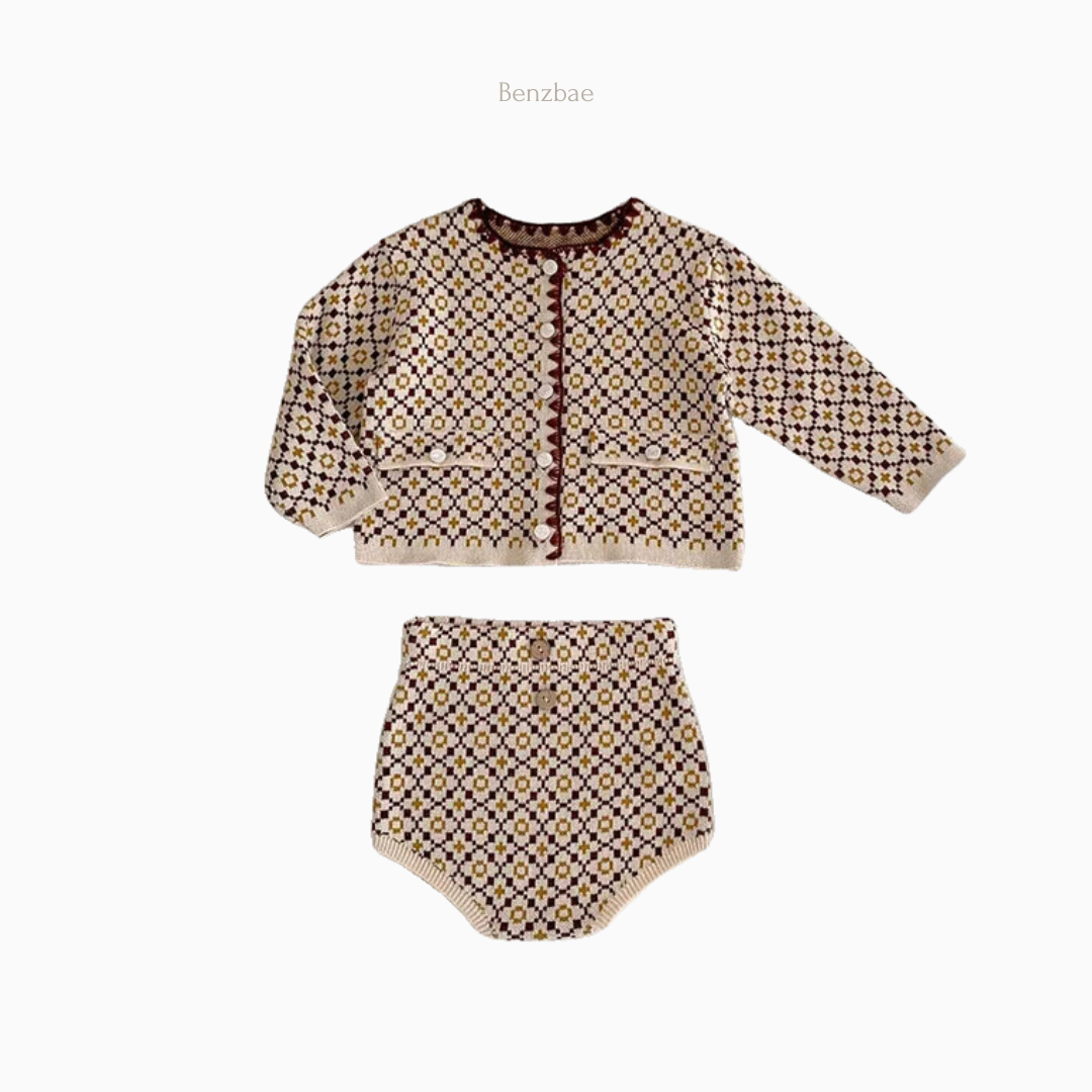 Gabriella Baby Sweater and Bloomers Two-piece set