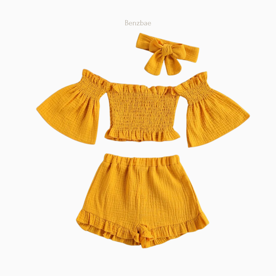 Aasiya Summer Tops + Shorts Two-piece Set