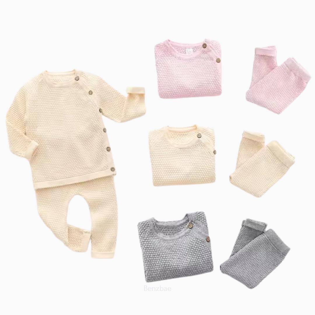 Aadhya Baby Knitting Clothes Two-piece set