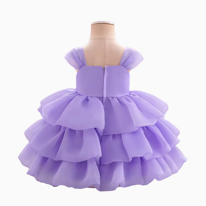 Rashi Layered Ruffled Flower Girl Dress