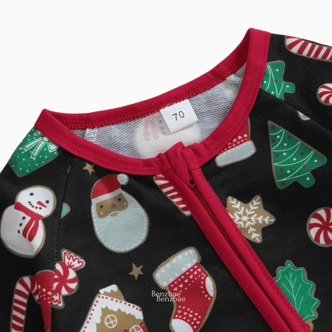 Riddhi Christmas Baby Jumpsuit