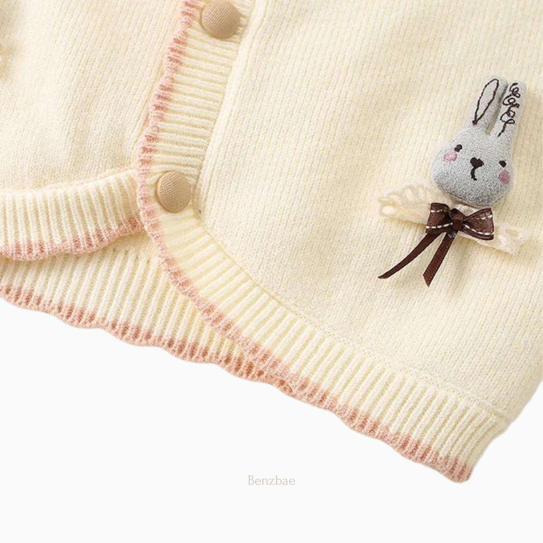 Chiara Knit Bunny Sweater + Skirt Two- Piece Two Piece Set