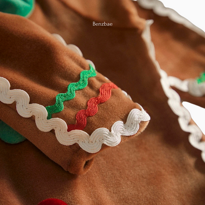 Gingerbread Christmas Baby Jumpsuit