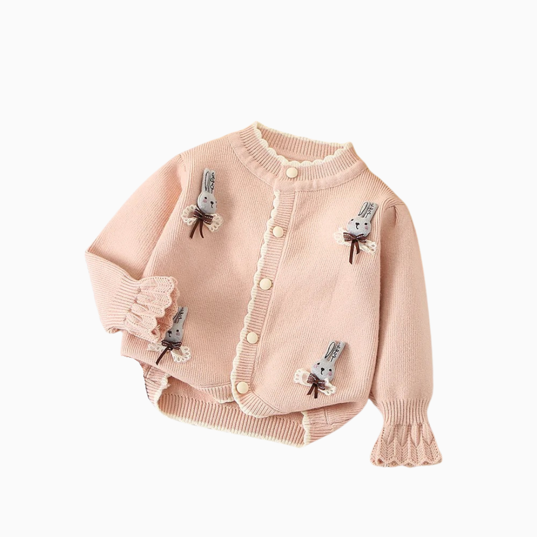 Chiara Knit Bunny Sweater + Skirt Two- Piece Two Piece Set