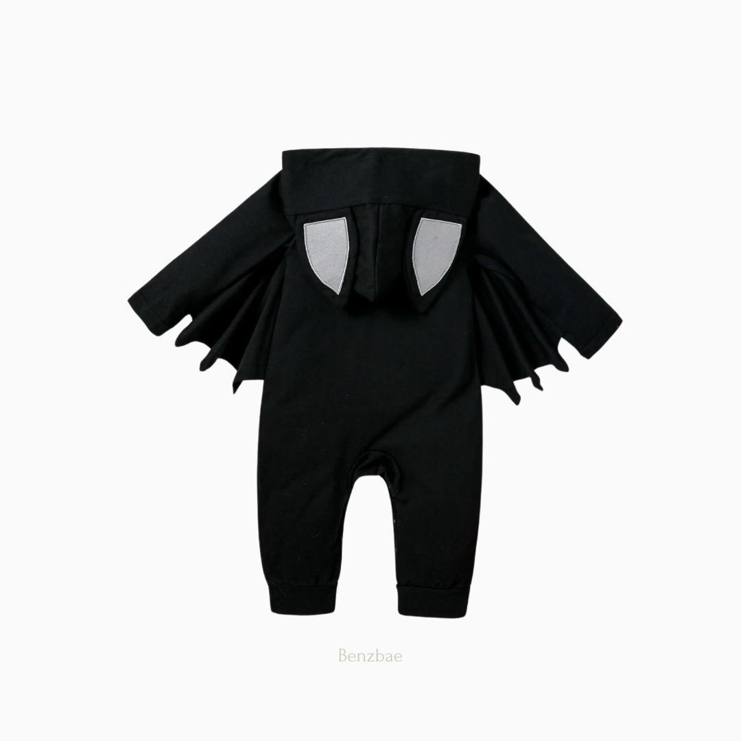 Halloween Baby Hooded Skeleton Romper