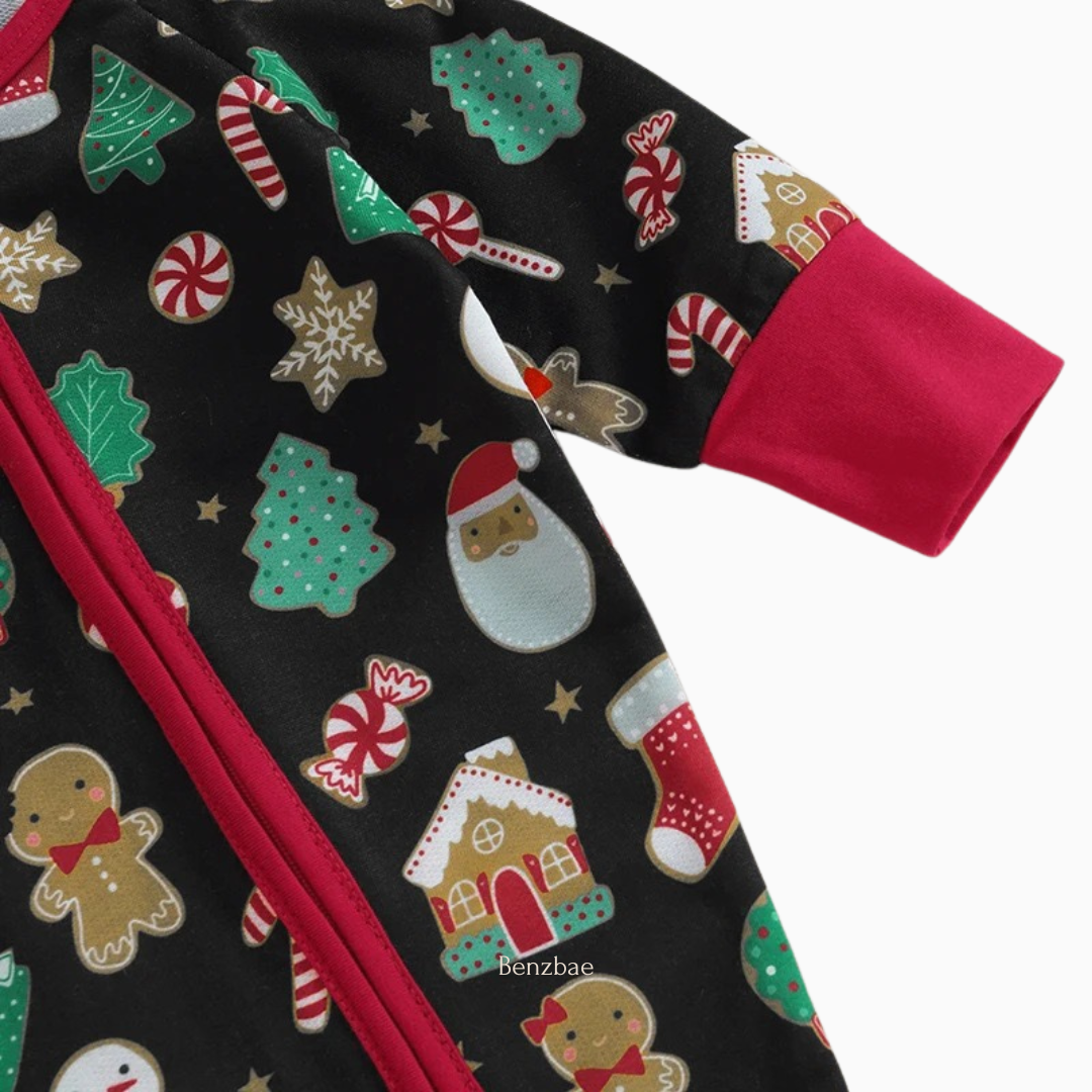 Riddhi Christmas Baby Jumpsuit