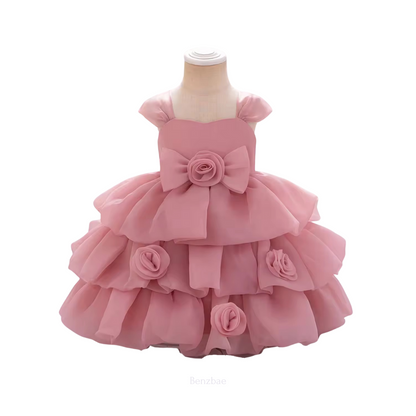 Rashi Layered Ruffled Flower Girl Dress