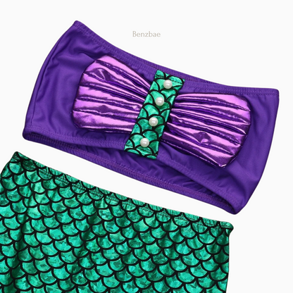 Mermaid Top & Tail Bikini Two-piece Set