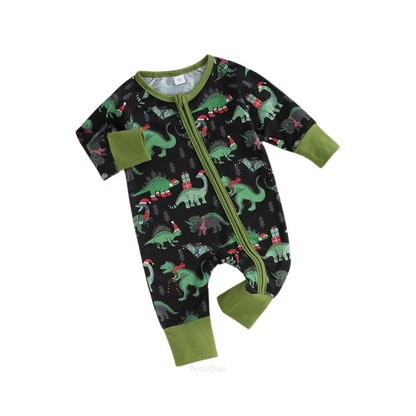 Riddhi Christmas Baby Jumpsuit