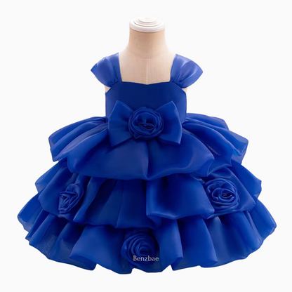 Rashi Layered Ruffled Flower Girl Dress