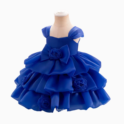 Rashi Layered Ruffled Flower Girl Dress