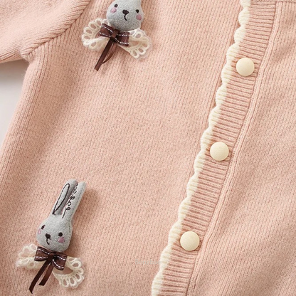 Chiara Knit Bunny Sweater + Skirt Two- Piece Two Piece Set