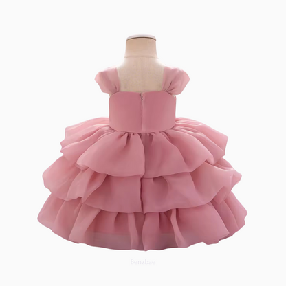 Rashi Layered Ruffled Flower Girl Dress